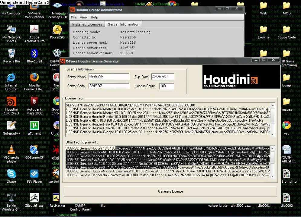 Download Houdini License Administrator Software